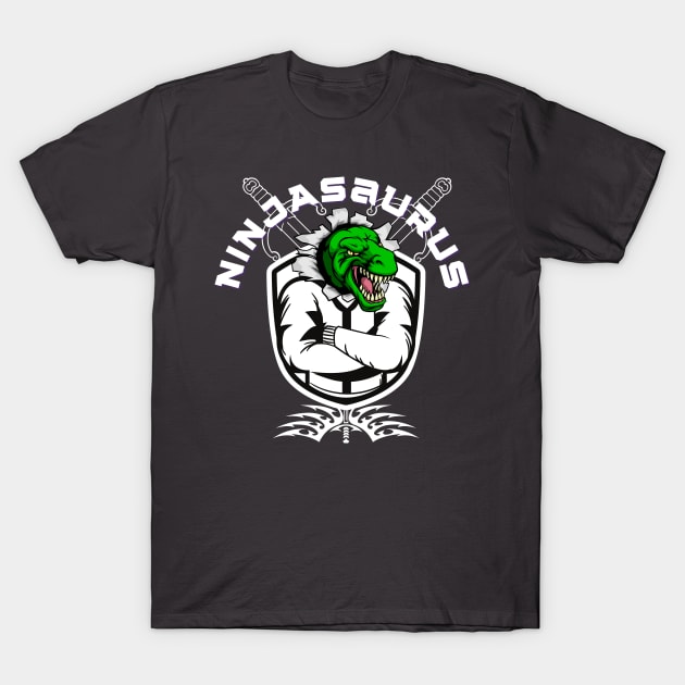 Ninjasaurus T-Shirt by Rissenprints